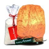 Tuzcu Ahmet Beyaz Tuzdan Yapılmış 2-3 Kg Tuz Lambası 1 Kg Kristal Kaya Tuzu Hediyeli