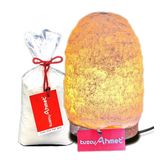 Tuzcu Ahmet Beyaz Tuzdan Yapılmış 4-5 Kg Tuz Lamba Kaya Tuzu Hediyeli