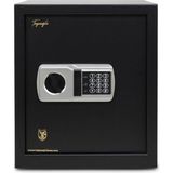 Tuzcuoğlu Elektronik Şifreli Çelik Kasa 40X35X35 cm - Çift Kilitlemeli Masist Anahtarlı Para Kasası