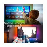 Tv Arkası Animasyonlu Rgb Şerit LED Seti Kumandalı 3 Metre - - 5V USB Girişli - 1 m - 00 Beyaz