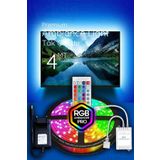 Tv Arkası Çocuk Yatak Odası Mutfak Salon Animasyon Rgb Led Kumandalı Tak Çalıştır 4 Metre 2024Argb4