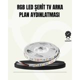 Tv Arkası LED Şerit Işık Otomatik Açma Kapama Özellikli 2mt Midastech - Çok Renkli