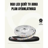 Tv Arkası LED Şerit Işık Otomatik Açma Kapama Özellikli 2mt Midastech