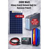 Tv, Buzdolabı, Aydınlatma Güneş Enerji Sistemi Hazır Paketi
