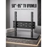 Tv Duvar Askı Aparatı 50-95 İnç Uyumlu Güvenli Sabit Montaj - Lisinya