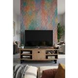 TV Sehpası 136 cm Kapaklı Raflı Çok Amaçlı Televizyon Ünitesi Salon Oturma Odası Vienna 5014 Atlantk
