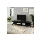 Tv Sehpasi Lack 160 Cm Meridyendukkan 2 Rafli Tv Unitesi, Televizyon Sehpasi 160X35x36 Cm Venge Renk