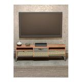 Tv Sehpası Tv Ünitesi 160 Cm Atlantik Çam Gold Mistral 5070