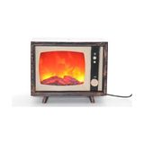 Tv Tasarımlı Ledli Şömine Lamba