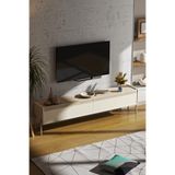 TV Ünitesi Bohem TV Sehpa Bej Traverten 180 Cm TV.BSK