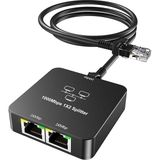 Tv ve Konsol Uyumlu Gigabit Ethernet Çoklayıcı - Kesintisiz 1000MBPS RJ45 Splitter Dağıtıcı Z