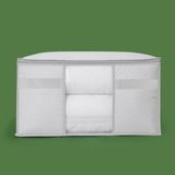 TVL Home Home Pencere Detaylı Yastık Hurcu - Gri - 75X40X40 cm