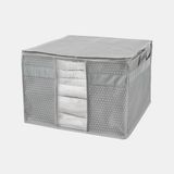 Tvl HomePencereli Kazak Saklama Hurcu Gri 45x40x30 cm