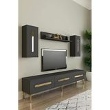 Tvr1804ag Rany Tv Ünitesi Takımı Antrasit-Gold 180Cm