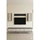 Tvr1897ats Alfa Tv Ünitesi Takımı Antrasit-Beyaz-Silver 180Cm