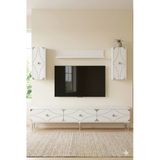 Tvr1897bs Alfa Tv Ünitesi Takımı Beyaz-Silver 180Cm