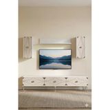 Tvr1897bts Alfa Tv Ünitesi Takımı Beyaz-Traverten-Silver 180Cm