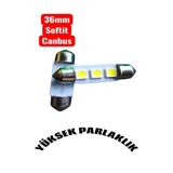 TVS 36mm 2 Adet Softit LED Ampul Canbus Plaka Tavan Bagaj Plaka Araç İç Aydınlatma Arıza Işığı Yakmaz