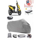 Tvs Ntorq 125 Branda Gri Arka Çanta Uyumlu(Topcase) Motosiket Brandası Motor Örtüsü Çadır Su Geçirmez Motosiklet Kılıfı Motor Brandası,lastikli,taşıma Torbalı