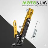 Tvs Ntorq Yükseklik Ayarlı Metal Yan Sehpa-Sarı Detaylı-Ayk0698