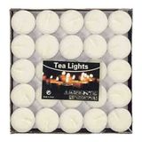 Tvshopmarket Tealight 25'li Beyaz Mum