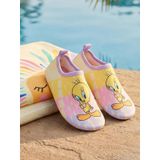 Tweety Baskılı Tabanlı 26-30 Numara Deniz Ayakkabısı - Sarı