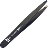 Tweezer Guru Kadınlar için cımbız yüz kılı ve erkekler için – hassas eğimli sivri kaş cımbızı batık saçlar, siyah nokta ve kıymık kaldırma için (Siyah)