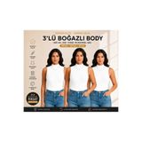 twenty ipek KADIN SIFIR KOL BOĞAZLI BODY 3LÜ SET EKONOMİK VE UYGUN
