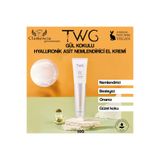 TWG Gül Kokulu Hyaluronik Asit Nemlendirici El Kremi, 50ml, Beyaz