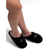 Twigy Alda Kadın Peluş Ev Terliği Siyah 36/40
