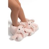 Twigy Elfi Kadın Hayvanlı Panduf Pembe 36/41