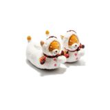 Twigy Eskimo Kadın,garson Boy Hayvanlı Panduf Beyaz 36/41