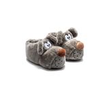Twigy Fibert Çocuk Hayvanlı Panduf Gri 30/35