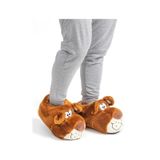 Twigy Fibert Erkek Hayvanlı Panduf Kahverengi 40/45 AA0622 Çok Renkli
