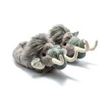 Twigy Mamut Kadın,Garson Boy Hayvanlı Panduf Gri 33/38 AA0603 Gri