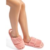 Twigy Mona Peluş Kadın Ev Terliği Pembe 36/41