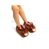 Twigy Nara EE0542 Kadın Hayvanlı Panduf Kahverengi 36/41 Kahverengi