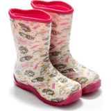 Twigy NN0607 Yağmur Beyaz Çocuk Çizme - Beyaz - Lacivert - Çimen