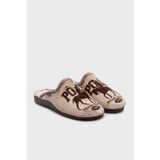 Twigy Polo Erkek Ev Terliği Kahverengi 41/46
