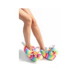Twigy Rainbow Kadın Hayvanlı Panduf Renkli 36/41 AA0645 Fuşya - Yeşil