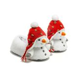 Twigy Snowman Kadın, Garson Boy Hayvanlı Panduf Beyaz-Kırmızı 36/41