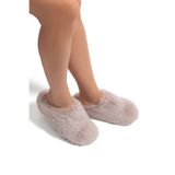 Twigy Stone Kadın Peluş Ev Terliği Pudra 37/41