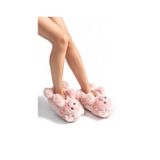 Twigy Teddy Kadın Hayvanlı Panduf Gül Kurusu 36/41 PEMBE