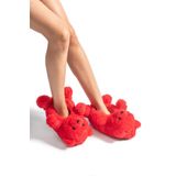 Twigy Teddy Kadın Hayvanlı Panduf Kırmızı 36/41