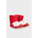 Twigy Tw Bunny Puantiyeli Kız Çocuk Panduf CC0041 KIRMIZI