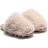 Twigy Twıgy Tw Bej Kadın Peluş Ev Terliği 37/41