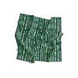 Twill Batik Şal Desenli Petrol Yeşili Renkli 90X90 Eşarp (İpek İçermez) Kenar Dikiş Şekli El Dikişli