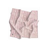 Twill Batik Şal Desenli Pudra Renkli 90X90 Eşarp (İpek İçermez) Kenar Dikiş Şekli El Dikişli
