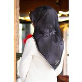 Twill İpek Eşarp FÜME-5 90x90