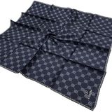 Twill İpek Eşarp LACİVERT-3 92X92